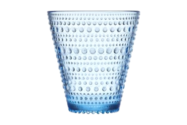 Iittala  1025714 Kastehelmi Uppsättning av 2 glas, 30 cl, aqua, glas