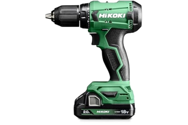 HiKOKI  Akku-Bohrschrauber DS18DA (18V, Li-Ion, 50 Nm, 20-stufige Drehmomenteinstellung, LED, im Transportkoffer, inkl. 2x 2.0 Ah Akku und Ladegerät