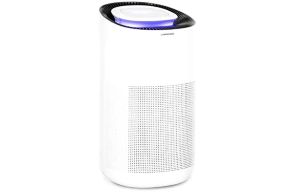 Uniprodo  Purificateur d'air Ventilateur Épurateur D Air Hepa Charbon Actif pour La Maison UNI_AIR Purifier_02 (Triple Filtration, Pièces ≤ 50 m2, Débit D’Air 400 m3/h, Minuterie, 2 Vitesses)