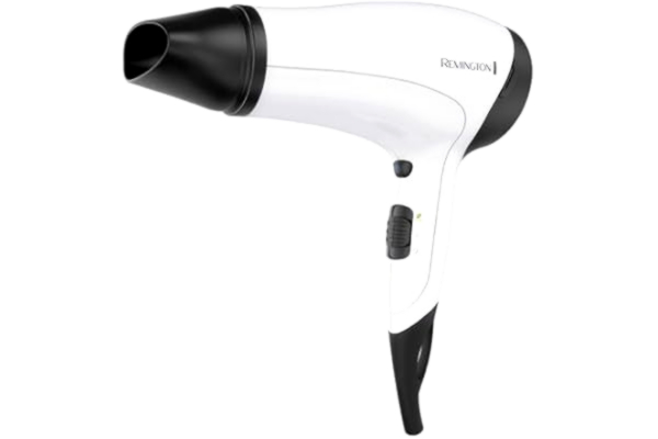 Remington  hårfön, 2000W, kompakt design, 3 värme och 2 hastighetsinställningar samt eco-inställning, kalluftsfunktion, stylingmunstycke, diffuser, Power Volume D3015