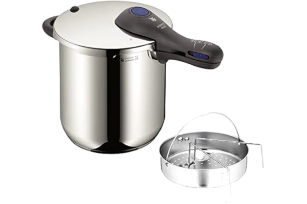 WMF  Perfect Plus Pressure Cooker 8,5L 1X Insert Inset Ø 22 cm Made in Germany Inside Scaling Cromargan® Stainless Steel Suitable for Induction Hobs