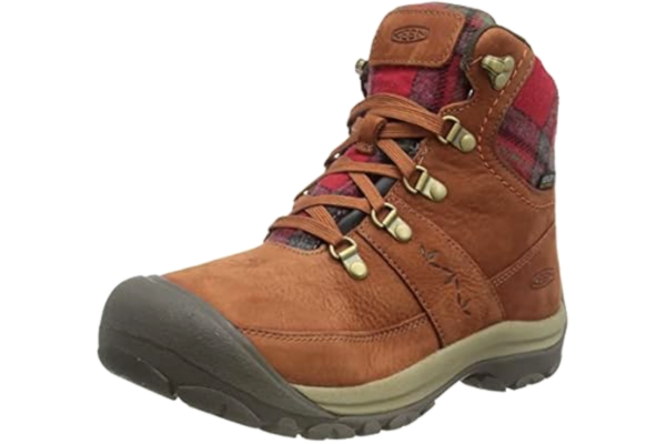 Keen KEEN Vrouwen Kaci 3 Winter Mid Waterdichte Wandelschoen, Schildpad Shell Rood Plaid, 40.5 EU