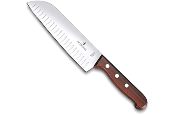 Victorinox  Wood santokukniv olivenslebet 17 cm Rustfrit stål/Ahorn