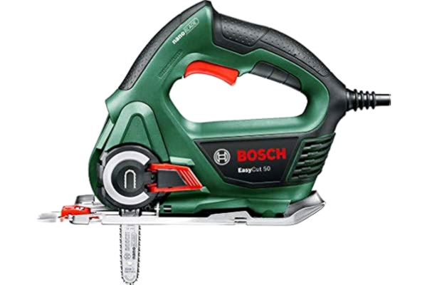 Bosch  Scie Easycut 50 (Technologie Nanoblade, Lame de Scie, Capot de Protection, Pare-Éclats, Coffret, 500 W)