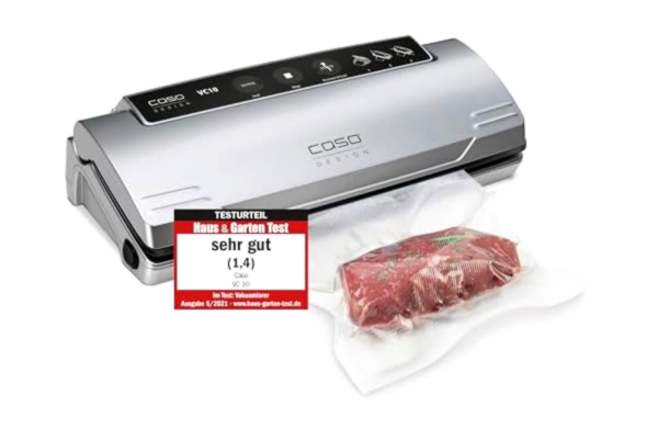 Caso  Design VC10 - Vakuumiergerät Silber