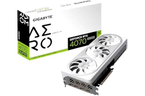 Gigabyte GIGABYTE GeForce RTX 4070 SUPER AERO OC - 12GB GDDR6X RAM - Näytönohjaimet