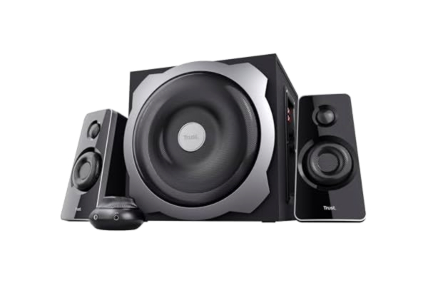 Trust  Tytan 2.1 högtalarset – PC luidspreker met subwoofer, 120 watt, twart