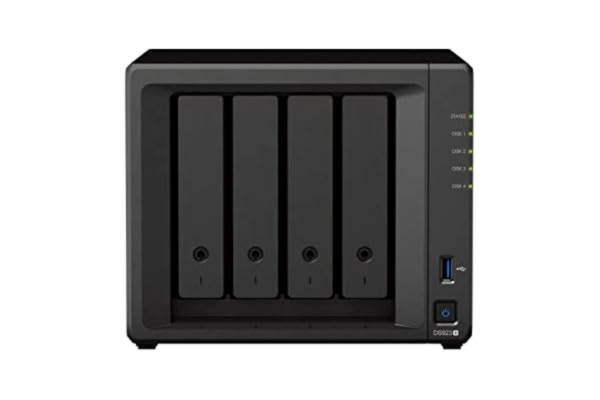 Synology  Disk Station DS923+ - NAS-server - 4 bays - SATA 6Gb/s / eSATA - RAID RAID 0, 1, 5, 6, 10, JBOD - RAM 4 GB - Gigabit Ethernet - iSCSI support