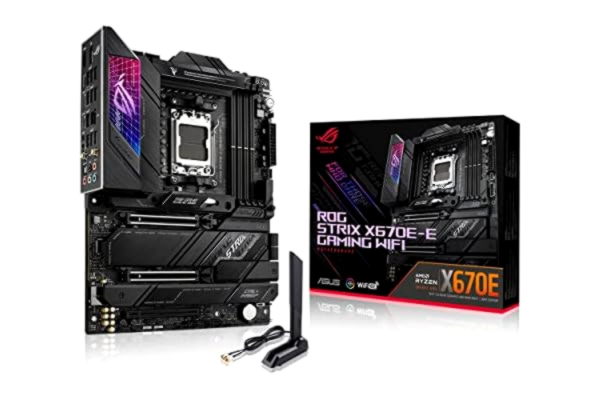 Asus ASUS ROG STRIX X670E-E GAMING WIFI Emolevy - AMD X670 - AMD AM5 socket - DDR5 RAM - ATX