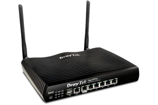 DrayTek  Vigor 2927ax - Dual WAN VPN Firewall Router - The Equipment for All Services