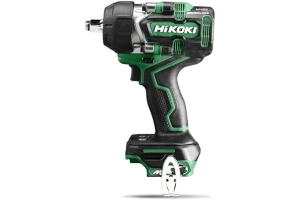 HiKOKI  Akku-Schlagschrauber WR36DE 1/2" (36V, Max. Festdrehmoment: 770 Nm, Bolzen und Muttern: M10-M24, 1050 Nm, Brushless, Zubehör, im Transportkoffer, ohne Akku und Ladegerät)