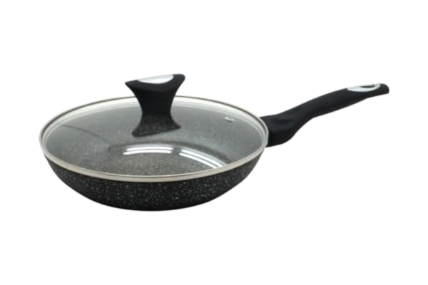 Klausberg PATELNIA GRANITOWA 24cm Z POKRYWĄ KLAUSBERG KB-7039