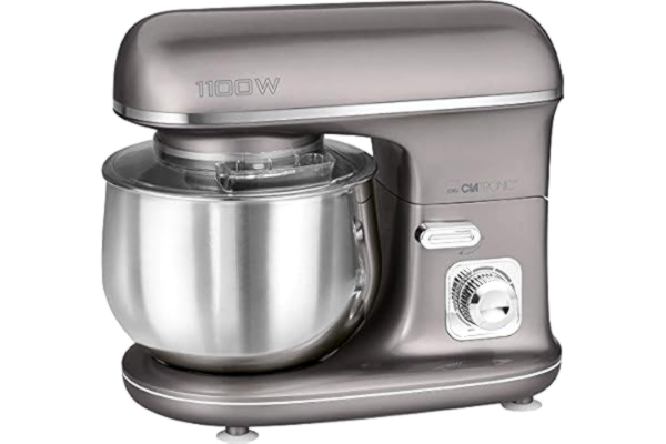 Clatronic Robot patissier - Petrin a pain - Robot petrin - Robot patissier professionnel - Robot multifonction - Robot pâtissier/Pétrisseuse Clatronic KM 3712 Titan