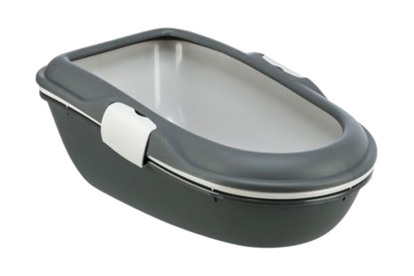 Trixie TRIXIE T40154 Kattlåda med separationssystem, Grå, Vit, 39 x 22 x 59 cm