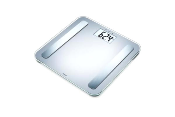 Beurer  BF 183 diagnostisk våg, exakt kroppsanalys för upp till 10 personer, mätning av vikt, kroppsfett, BMI, muskelprocent och metabolisk ålder, stor XL-display, belastningskapacitet upp till 180 kg