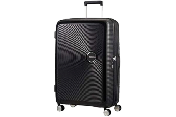 American Tourister  Soundbox - Spinner L Expanderbar Resväska, 77 cm, 97/110 L, Svart (Bass Black)