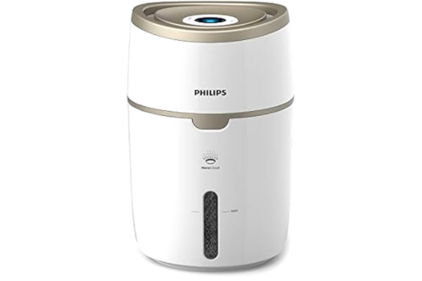 Philips  2000 Series Air Humidifier - 44m² Room Humidifer, NanoCloud, 2 Speeds, Sleep Mode, 4L Tank (HU4816/10)