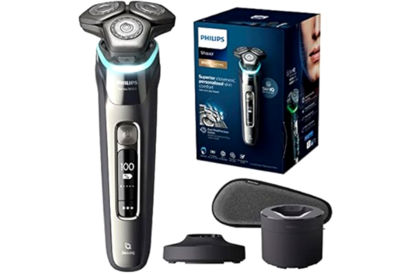 Philips  Shaver Series 9000 S9987/55 Elektryczna golarka do golenia na mokro i sucho z technologią SkinIQ, czarna