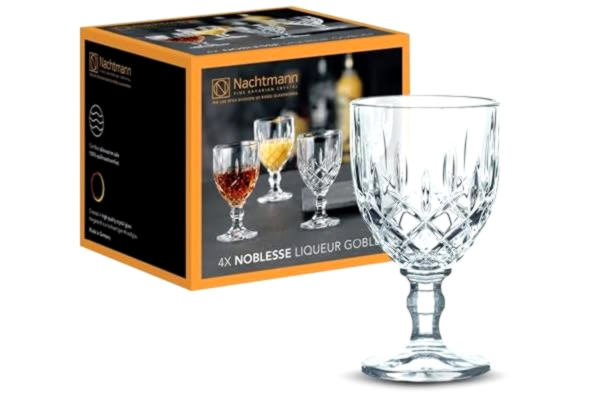 Nachtmann Spiegelau & Nachtmann, 4-delat likörglas-set, kristallglas, 57 ml, noblesse, 103748
