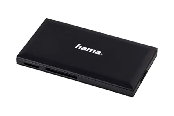 Hama  181018| USB 3.0 multikortläsare, SD/microSD/CF/MS, svart