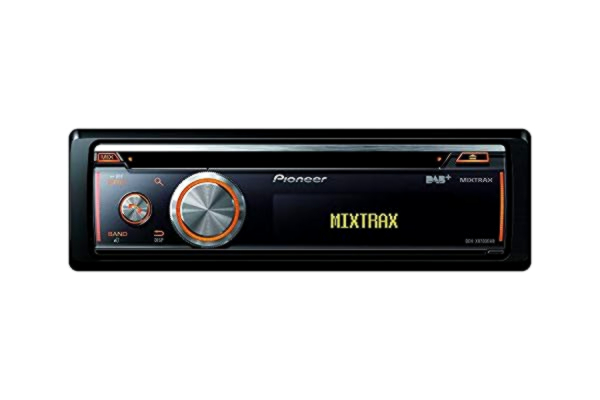 Pioneer  DEH-X8700DAB, 1DIN bilstereo, CD-mottagare med FM och DAB+, Bluetooth, MP3, USB och AUX ingång, RGB belysning, Bluetooth-handsfree, Smart Sync-app, 5-band equaliser