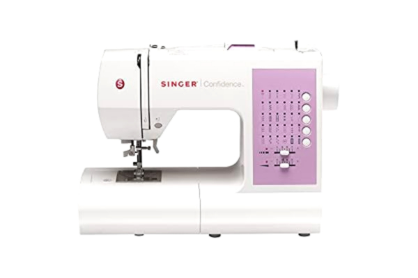 Singer  7463 Confidence Sewing Machine, White Machine white