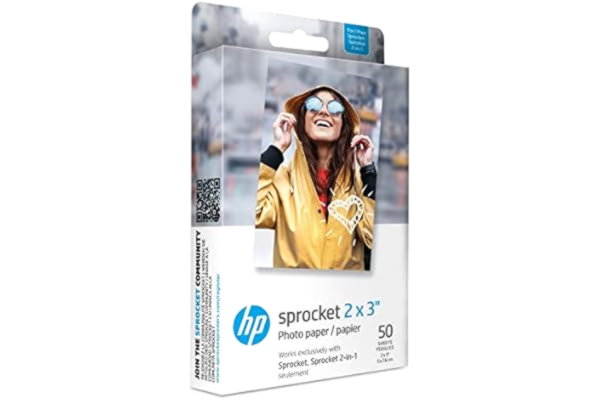 HP  2x3 "Premium zink fotopapper (50 ark) Kompatibel med Sprocket Portable Photo Printer