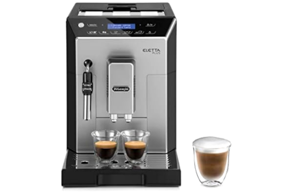 DeLonghi De'Longhi ECAM 44.620.S espresso volautomaat, roestvrij staal, 2 liter, zwart, zilver