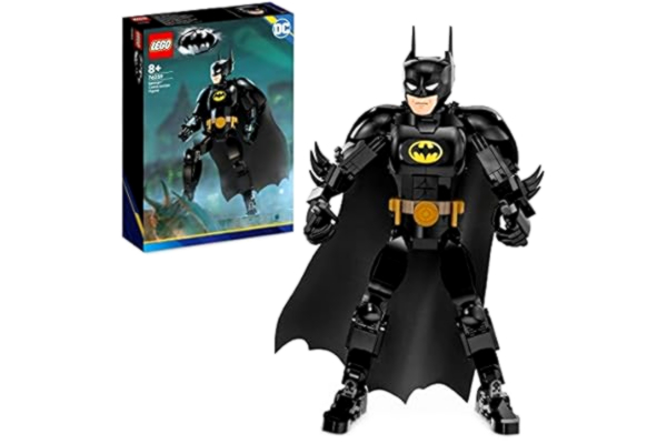 LEGO  76259 DC Batman byggfigur Byggset med Actionfigur som har Ledade Kroppsdelar, Modellbyggsats för Superhjältesamlare, Baserad på Filmen från 1989, Samlarobjekt, från 8 år