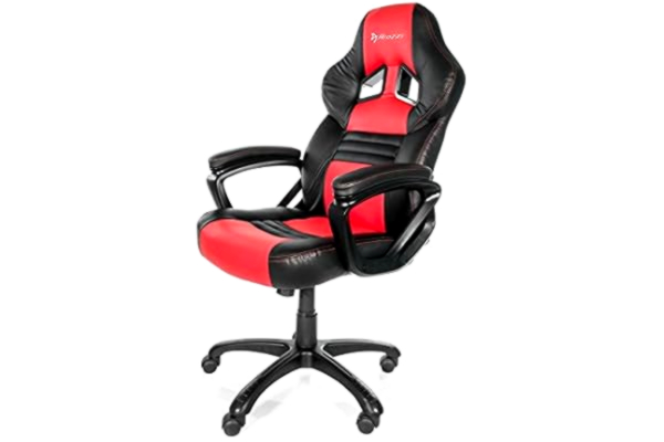 Arozzi  Monza Series Gaming Racing Style Swivel Chair, Red/Black