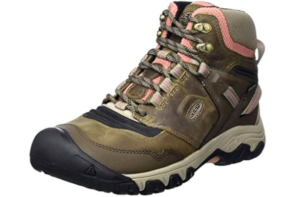 Keen KEEN Dames Ridge Flex Mid Waterdichte Wandelschoen, BRON, 41 EU