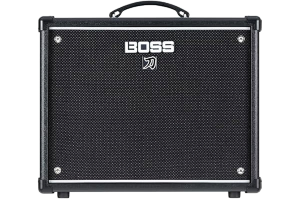 Boss by Roland BOSS Katana-50 Gen 3 gitarrförstärkare | kompakt 50-watts comboförstärkare | specialdesignad 12-tums högtalare | vidareutvecklat Tube Logic-ljud | 12 förstärkartyper | inbyggda BOSS-effekter Black