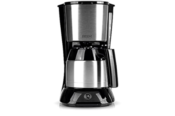 Beem BEEM FRESH-AROMA-PURE ekspres do kawy z filtrem, stal nierdzewna, dzbanek termiczny 1 l, filtr stały, funkcja utrzymania ciepła, 900 W, na maks. 8 filiżanek