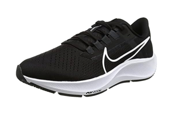 Nike NIKE Men's Air Zoom Pegasus 38 Sneaker, Black/White-Anthracite-Volt, 8.5 UK