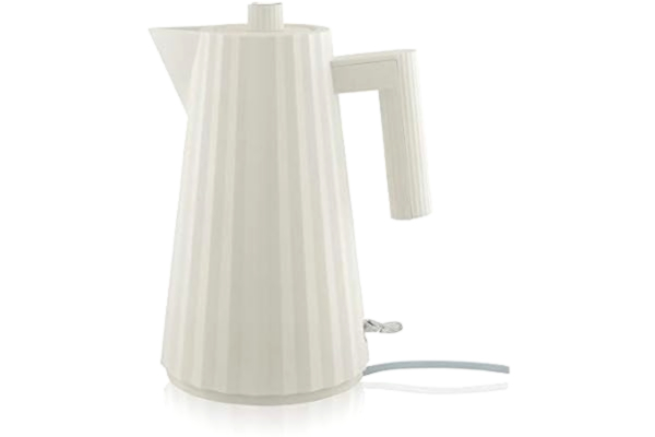 Alessi  Plissè MDL06/1 W - Design Electric Kettle in Thermoplastic Resin, 100 cl, White