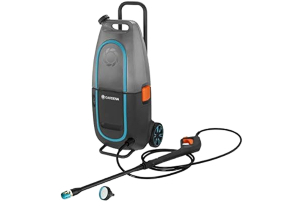 Gardena  nettoyeur haute pression AquaClean Li-40/60 sans batterie: nettoyeur pour l'extérieur, réservoir de 14 litres, pression max. 90 bars (9341-55)