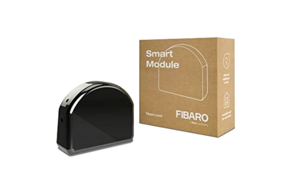Fibaro FIBARO Single Smart Moduler/Z-Wave Plus reläbrytare, trådlös på/av-utlösare, FGS-214