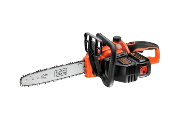 Black & Decker Black + Decker 36 V litiumbatteri kedjesåg, 30 cm tungt, Ø 230 mm inkl. batteri och laddare