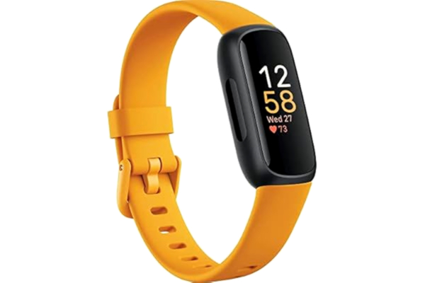 Fitbit fitbit Inspire 3 FB424BKYW Aktivitetsspårare, Svart, Orange, En Storlek