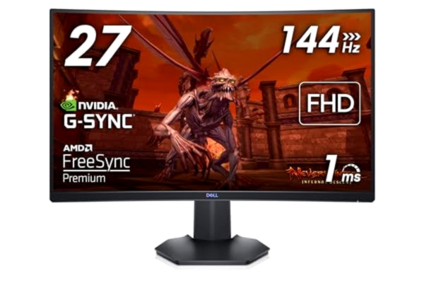 Dell 27" Dell S2721HGFA - 1920x1080 (FHD) - 144Hz - VA - Curved