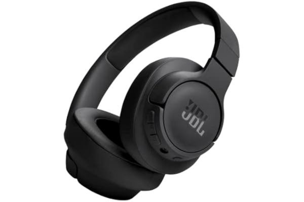 JBL  Tune 720 BT trådlösa - Over-ear hörlurar med Bluetooth 5.3-teknik och ljudkabel, JBL Pure Bass-ljud, 76 timmars batteritid och handsfree-hantering, svart