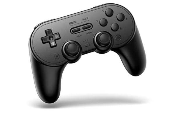8Bitdo  Pro 2 Bluetooth Controller for Switch, PC, macOS, Android, Steam & Raspberry Pi (Black Edition)