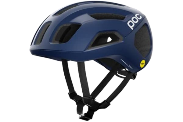POC  Ventral Air MIPS fietshelm voor volwassenen, kleur: Lead Blue Matt, maat M (55-58 cm)