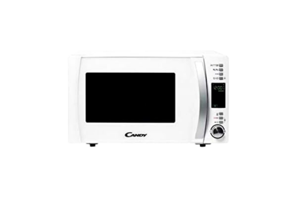 Candy  X-Range CMXG 25DCW, Mikrofalówka Grill, 25L, 1450W, 5 poziomów, Cyfrowy, 40 programów, Blokada, Talerz 31,5CM, Grill Rack, Płyta Crunchy, Express Cooking, Timer, App simply-Fi, Biały