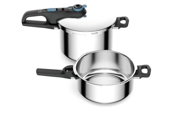 Tefal TEFAL Secure Trendy Trykkoger 4L + 6L + kurv P2584301