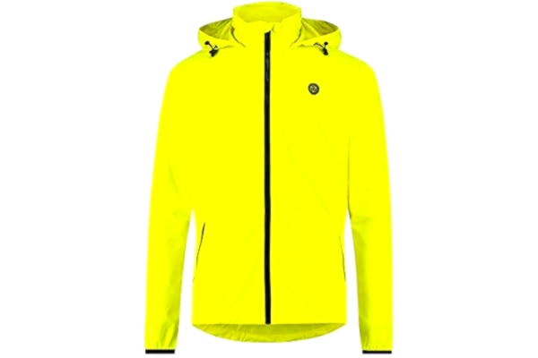AGU  GO Essential Manteau Imperméable Femme et Homme, Polyester Recyclé, Etanche, Unisex - Jaune - XL