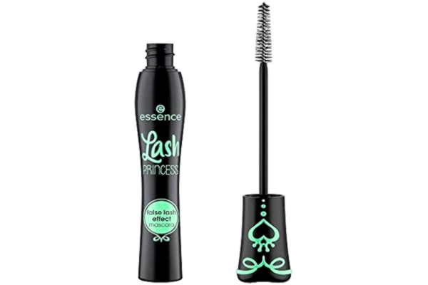 Essence essence Ögonfransar PRINCESS lösögonfranseffekt mascara,, volymgivande, böjning, definiera, förlängning, vegansk, utan mikroplastpartiklar, fri från nanopartiklar, utan parfym, 1-pack (12ml)