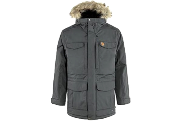 Fjällräven  Mens Nuuk Parka (Grå (BASALT/050) Large)