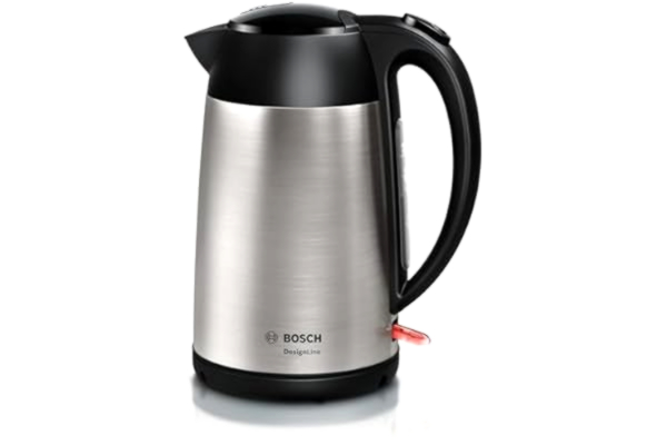 Bosch  DesignLine TWK3P420 Vattenkokare, Svart, Silver, 1,7 L