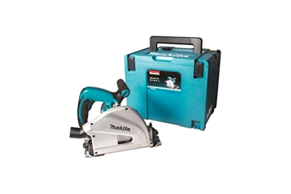 Makita Scie plongeante 1300 W Ø 165 mm avec rail de guidage dans coffret MakPac - MAKITA SP6000J1
